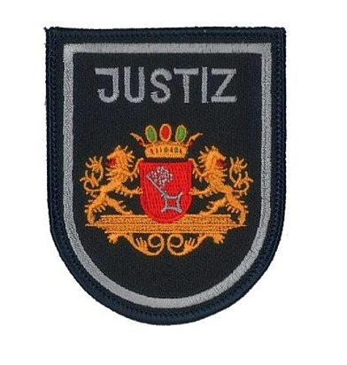 Abzeichen Justiz mit Bremer Schlüssel