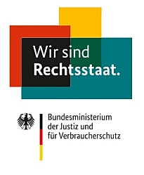 Logo der Kampagne Wir sind Rechtsstaat