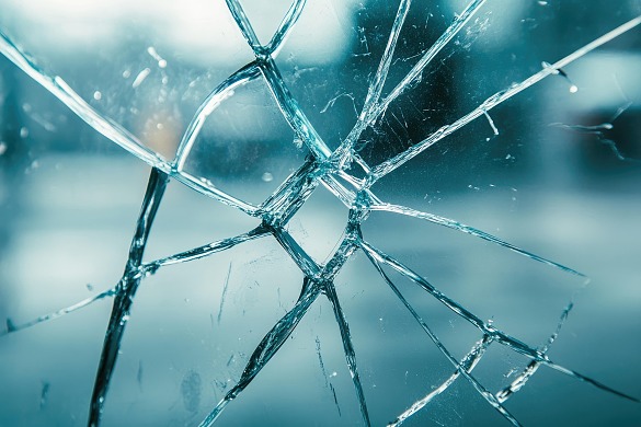 zerbrochenes Glas