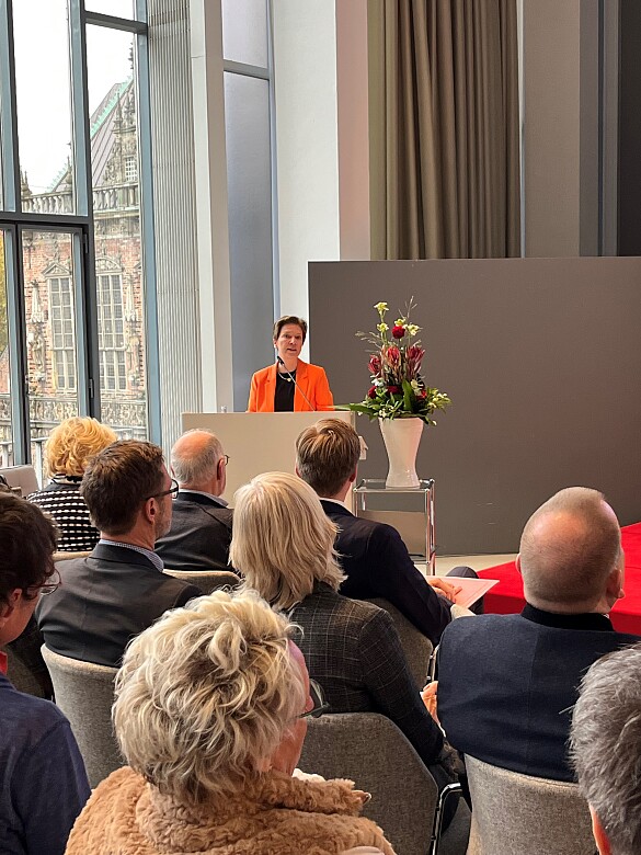 Senatorin Schilling beim Schöffentag